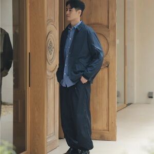 Japan brand Aton Vintage Nylon Twill Coach Jacket medium